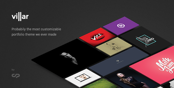 Villar - Creative Portfolio WordPress Theme Logo